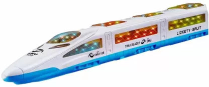 Speed Train for Kids with 3D Lights & Music  (Multicolor)