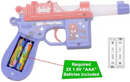 Toy Gun with Realistic Sound, Telescope and Light Effect Kids Toy Gun  (Multicolor)